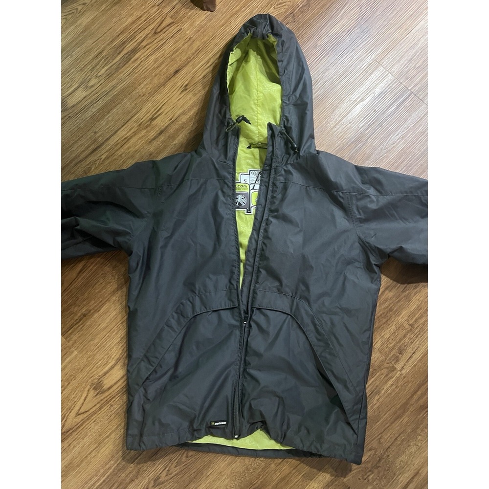 Volcom Transition Jacket sz‎ Small Gray Coat